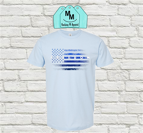 Blue Freedom Flag