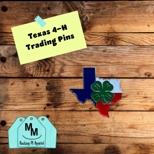 Texas 4H Trading Pins