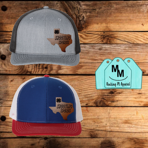 Texas 4H Shooting Sports Patch Hat (Pre Order by April 1st)